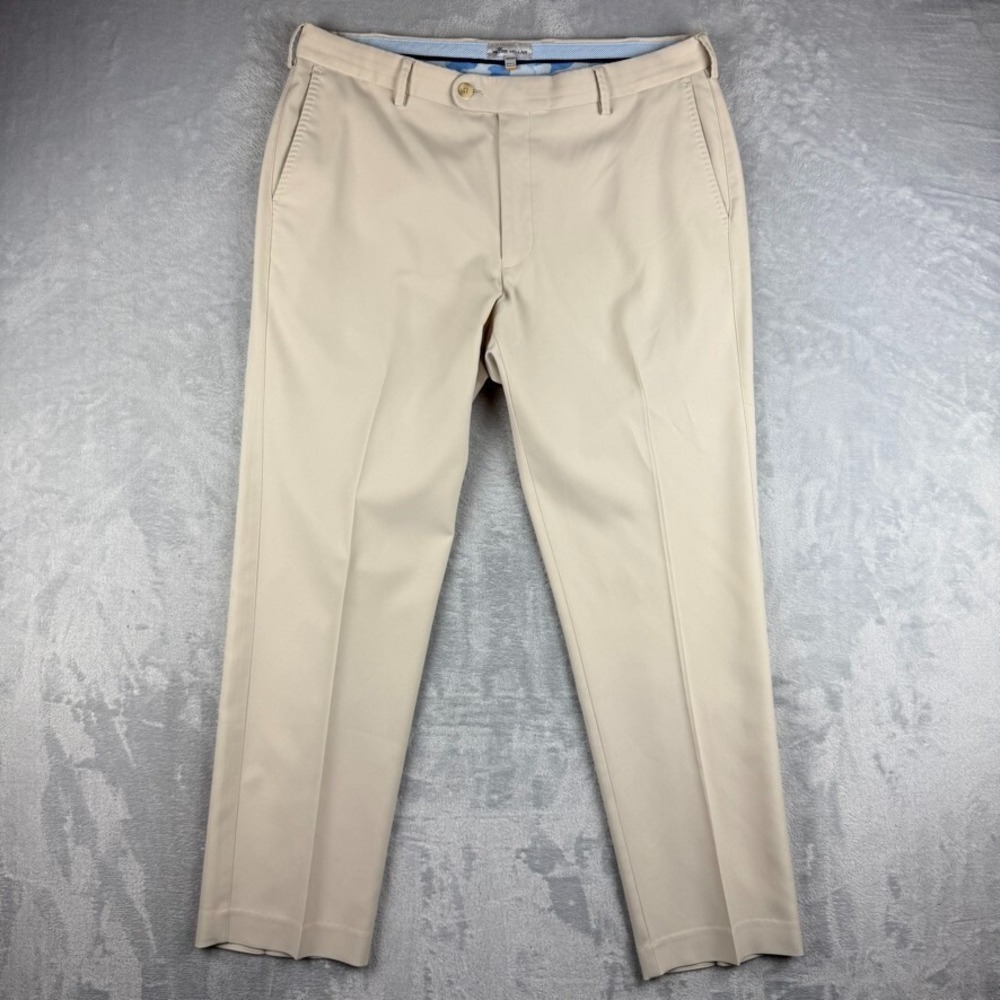 Peter Millar Pants Mens 40x24* Beige Crown Crafted Stealth Performance Trouser